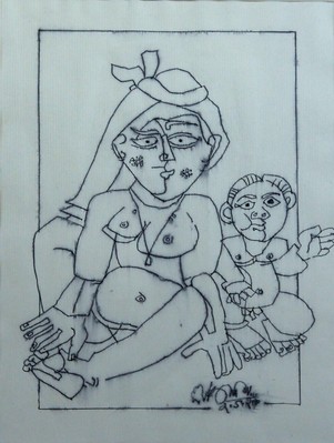 Mother & Child (Homage to Picasso) - 2006