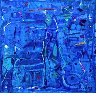 Untitled (Blue abstract) - 2007