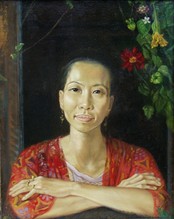 Ru Wang at the Window - 1993